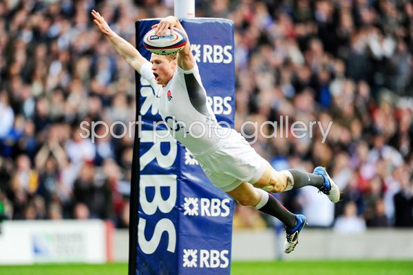 Chris Ashton Swallow Dive - 6 Nations 2011