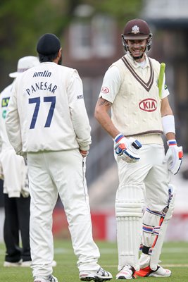 Kevin Pietersen Surrey v Monty Panesar Essex 2015