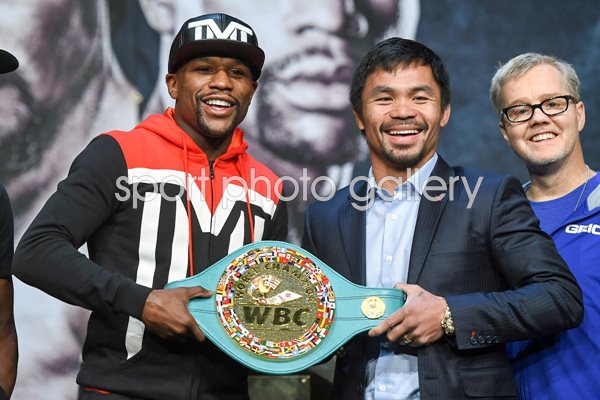 Floyd Mayweather Jr. v Manny Pacquiao News Conference 2015