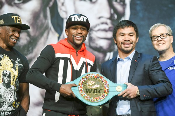 Floyd Mayweather Jr. v Manny Pacquiao News Conference 2015