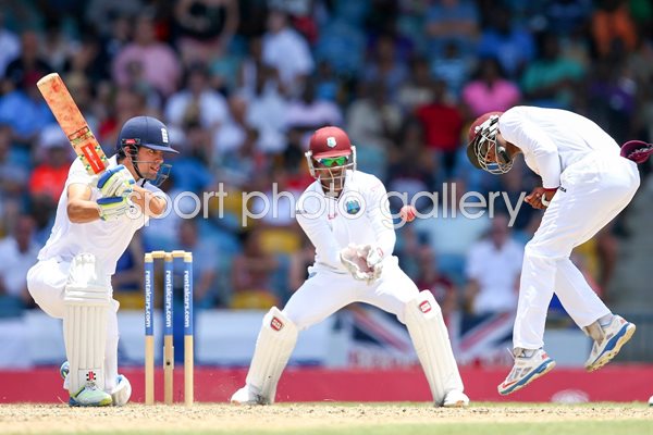 Alastair Cook England v West Indies Barbados 2015