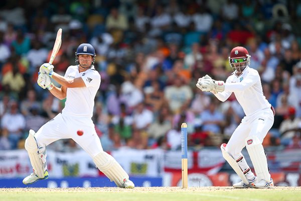 Alastair Cook England v West Indies Barbados 2015