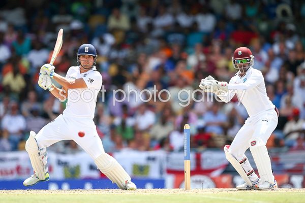 Alastair Cook England v West Indies Barbados 2015