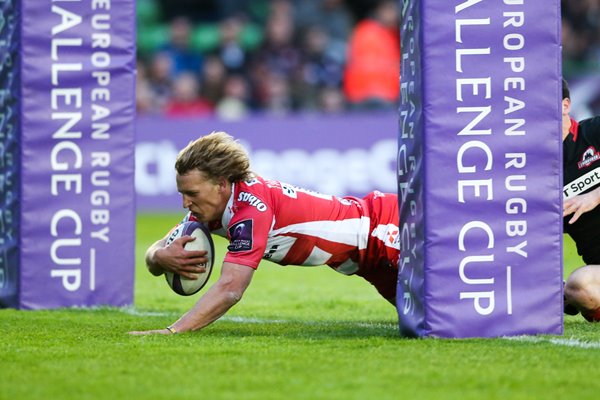 Billy Twelvetrees Gloucester Rugby V Edinburgh 2015