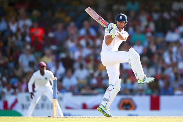 Alastair Cook England v West Indies Barbados 2015