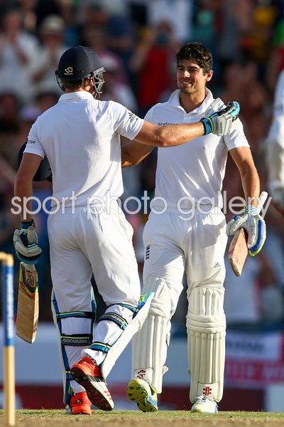 Alastair Cook England v West Indies Barbados 2015