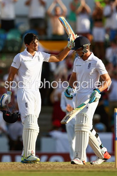 Alastair Cook England v West Indies Barbados 2015