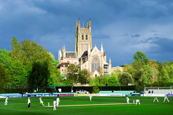  Worcestershire v Somerset Worcester Cathedral