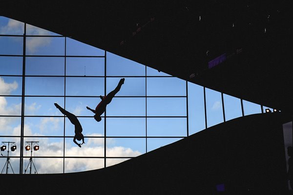 Diving at Aquatics Centre in London