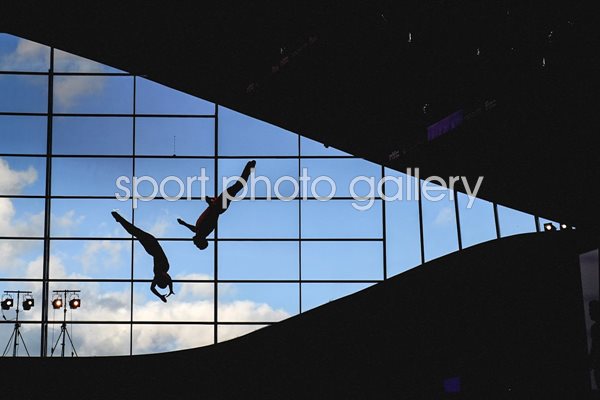 Diving at Aquatics Centre in London