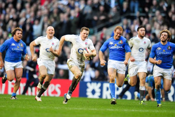 Chris Ashton action - 6 Nations 2011 v Italy