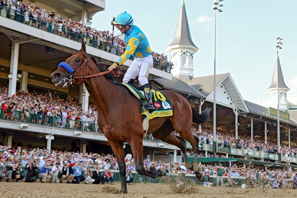 American Pharoah wins 2015 Kentucky Derby Churchill Downs