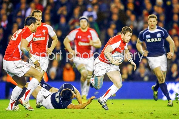 Shane Williams v Scotland 6 Nations 2011