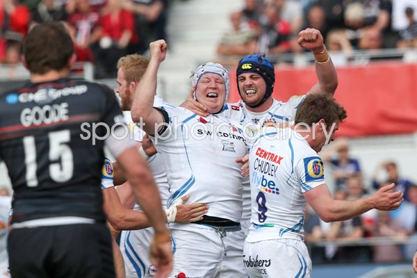 Thomas Waldrom Exeter Chiefs v Saracens 2015