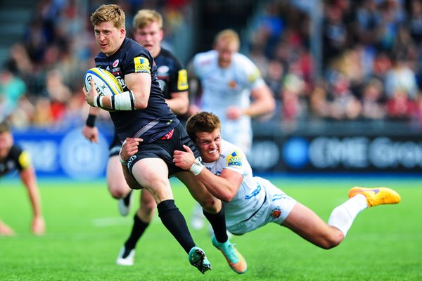 David Strettle Saracens v Exeter Chiefs 2015