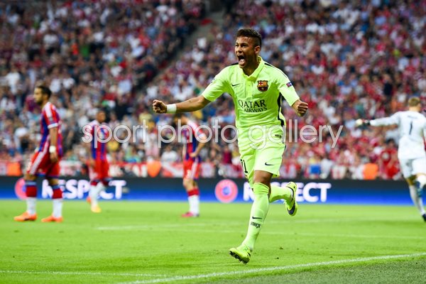 Neymar Barcelona v Bayern Muenchen 2015