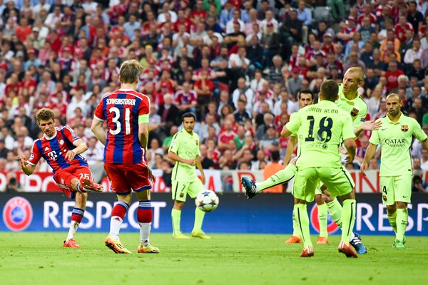 Thomas Mueller Bayern Muenchen v Barcelona 2015
