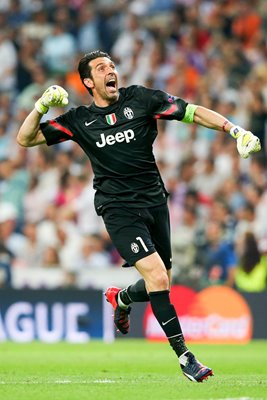 Goalkeeper Gianluigi Buffon Juventus Semi Final 2015