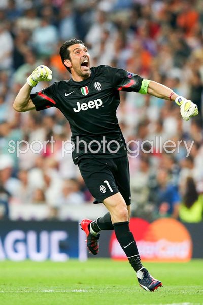 Goalkeeper Gianluigi Buffon Juventus Semi Final 2015