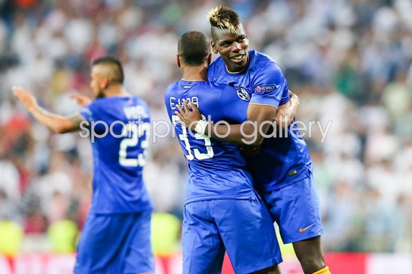 Paul Pogba Juventus v Real Madrid Bernabeu 2015