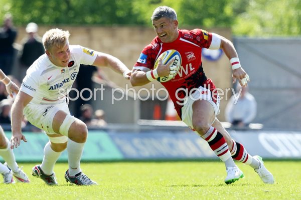Tom May London Welsh v Saracens 2015