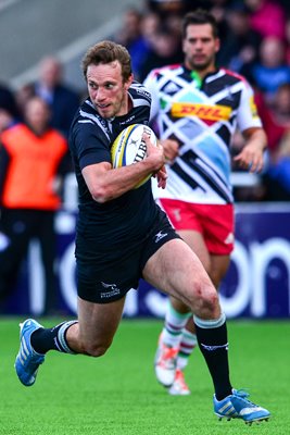 Mike Blair Newcastle Falcons v Harlequins 2015