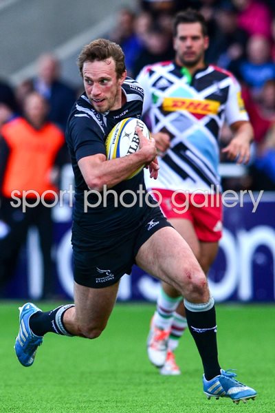 Mike Blair Newcastle Falcons v Harlequins 2015