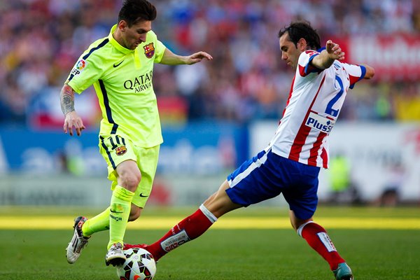 Lionel Messi Barcelona v Atletico Madrid 2015