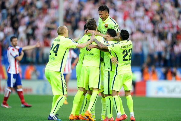 2015 barcelona win La Liga 