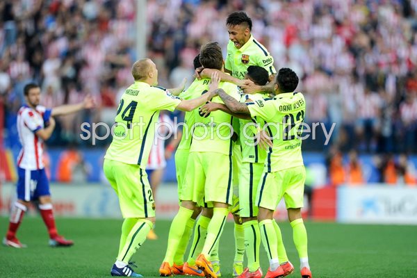 2015 barcelona win La Liga 