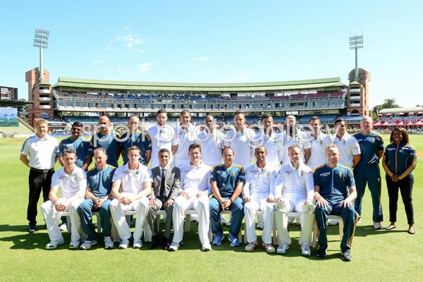South Africa test squad v Australia Port Elizabeth 2014