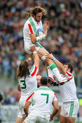 Joshua Furno Italy v Scotland 6 Nations Rome 2014