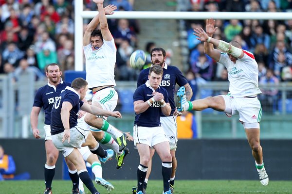 Duncan Weir Scotland Winning Drop Goal v Italy Rome 2014