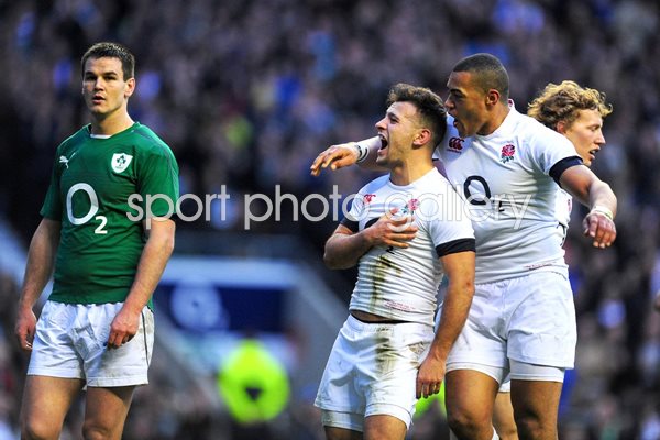 Danny Care scores England v Ireland Twickenham 2014