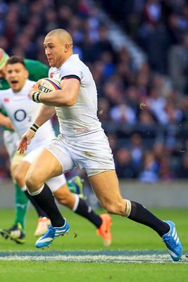 Mike Brown England v Ireland Twickenham 6 Nations 2014