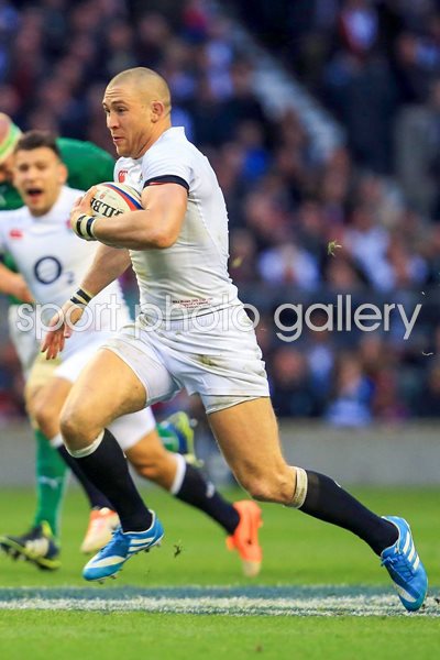 Mike Brown England v Ireland Twickenham 6 Nations 2014
