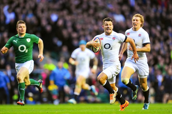 Danny Care scores England v Ireland Twickenham 2014