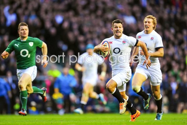 Danny Care scores England v Ireland Twickenham 2014