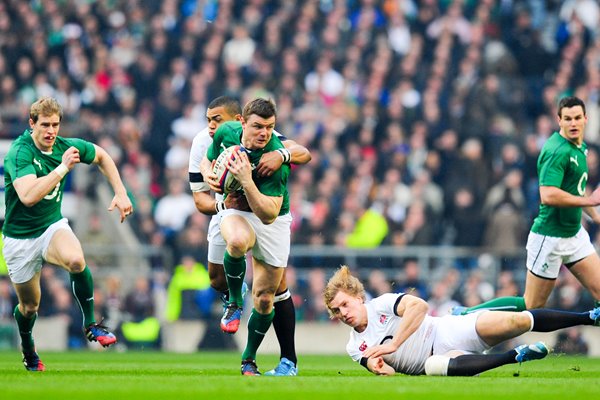 Brian O'Driscoll Ireland v England Twickenham 2014