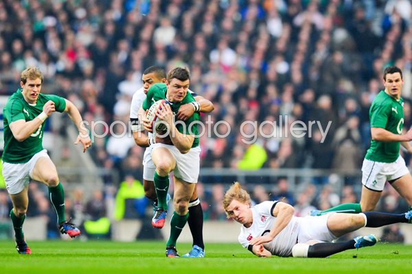 Brian O'Driscoll Ireland v England Twickenham 2014