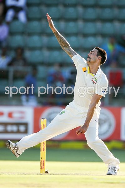 Mitchell Johnson Australia v South Africa Port Elizabeth 2014