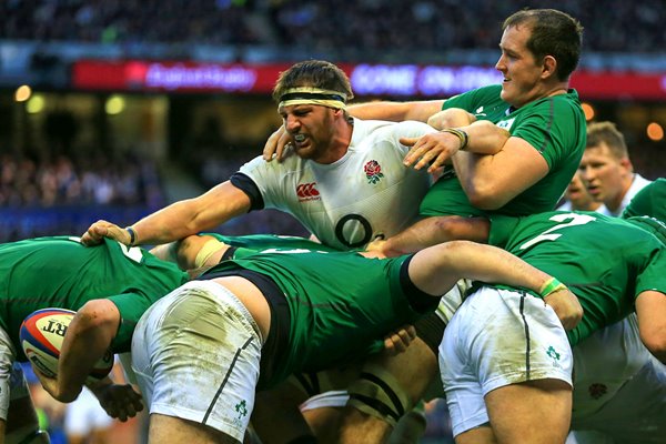 Tom Wood England v Ireland Twickenham 6 Nations 2014