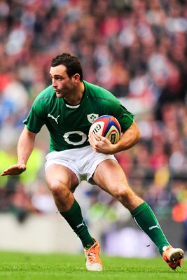 Dave Kearney Ireland v England Twickenham 2014