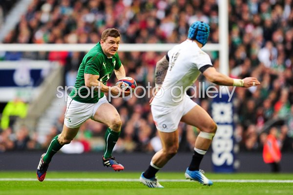 Brian O'Driscoll Ireland v England Twickenham 2014