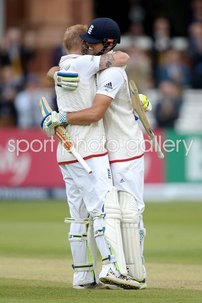 Ben Stokes & Alastair Cook England v New Zealand 2015