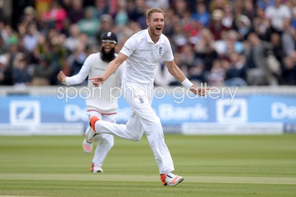 Stuart Broad England v New Zealand Lords 2015