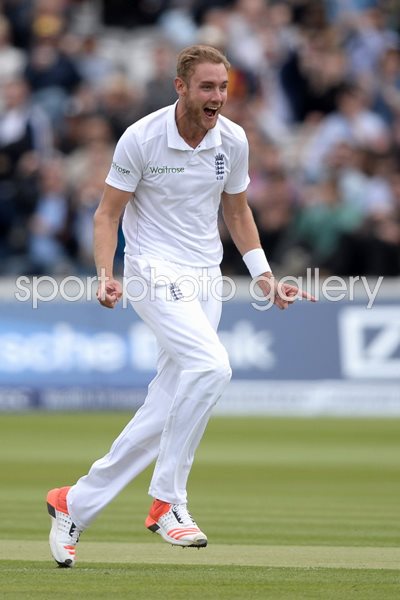 Stuart Broad England v New Zealand Lords 2015