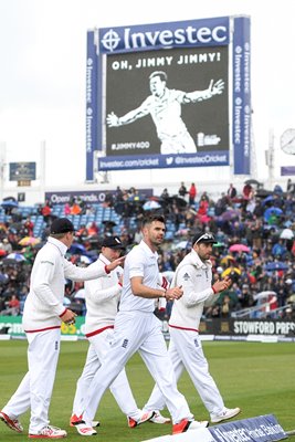 400 Test Wickets James Anderson  Headingley 2015