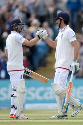 Alastair Cook &  Adam Lyth Headingley 2015