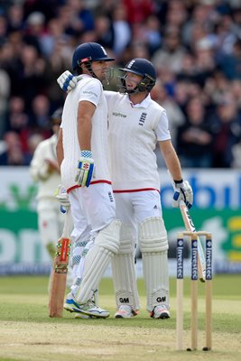 Alastair Cook &  Adam Lyth Headingley 2015